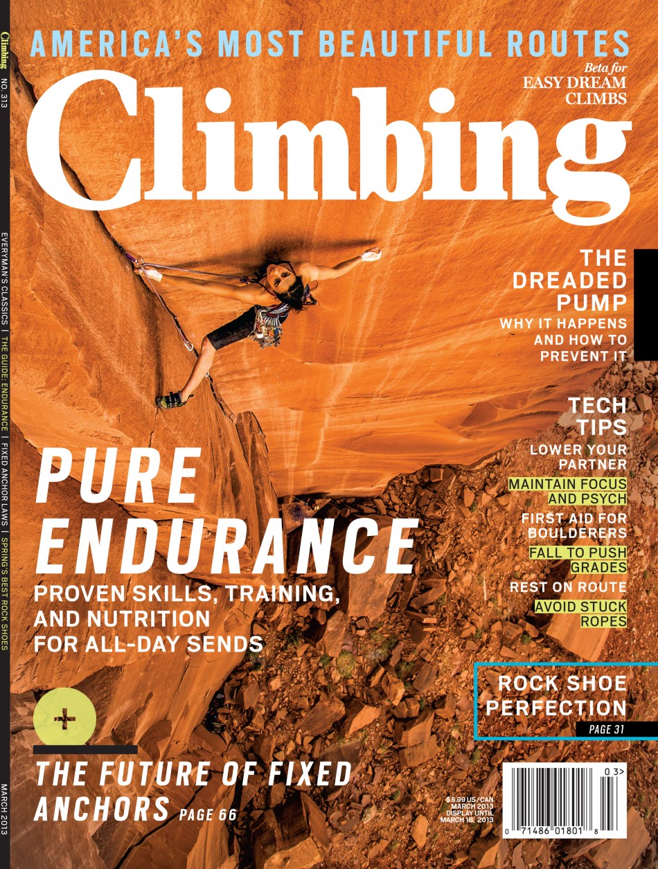 Climbing Mag Cover 950x1255 Climbing Magazine March Cover